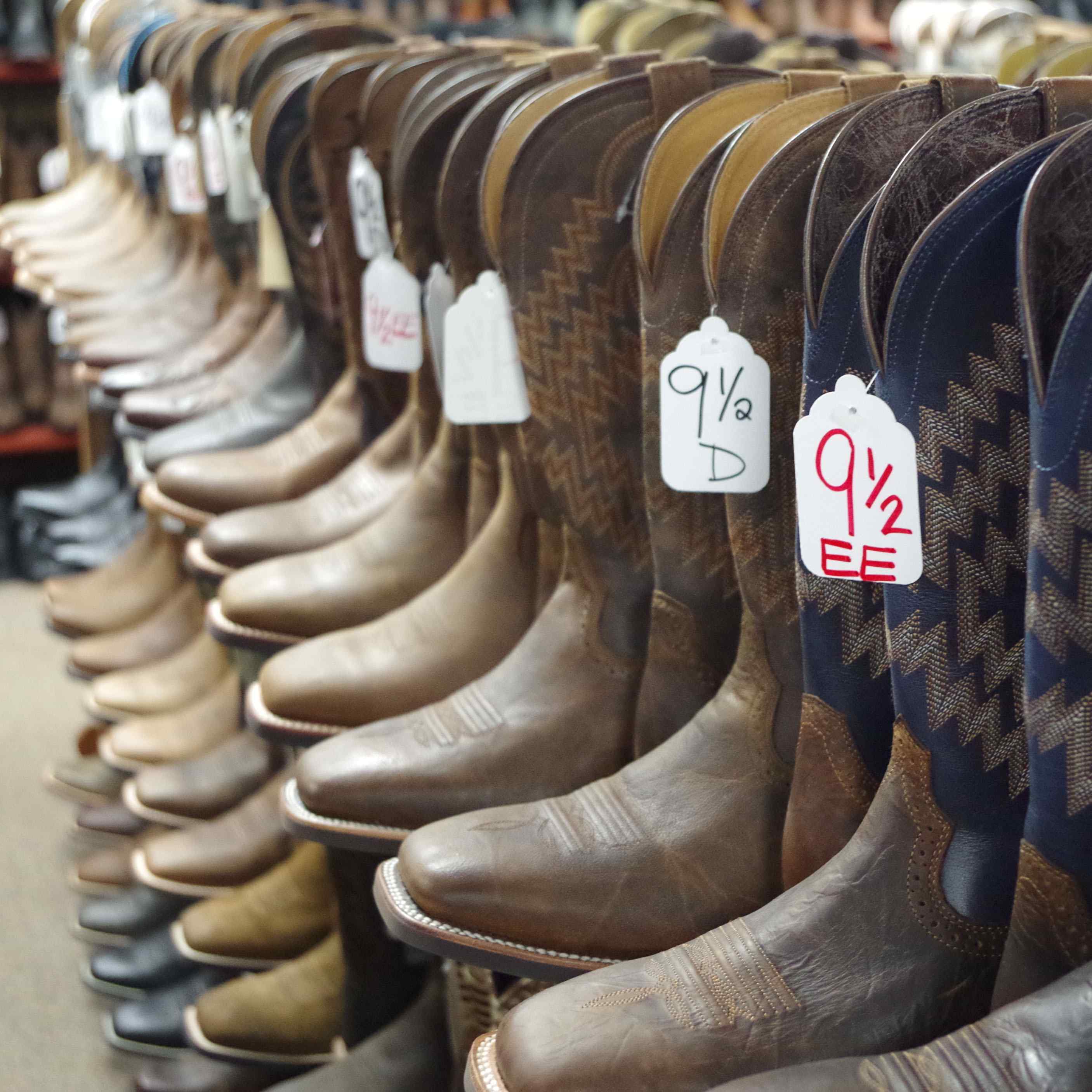 different brands of cowboy boots